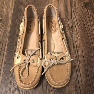 Sperry Shoes with Cheetah Detail